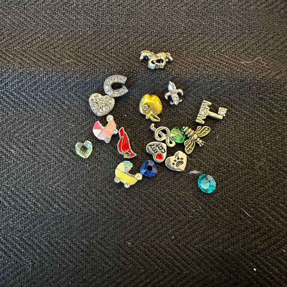 Assorted Charms with Colorful Accents